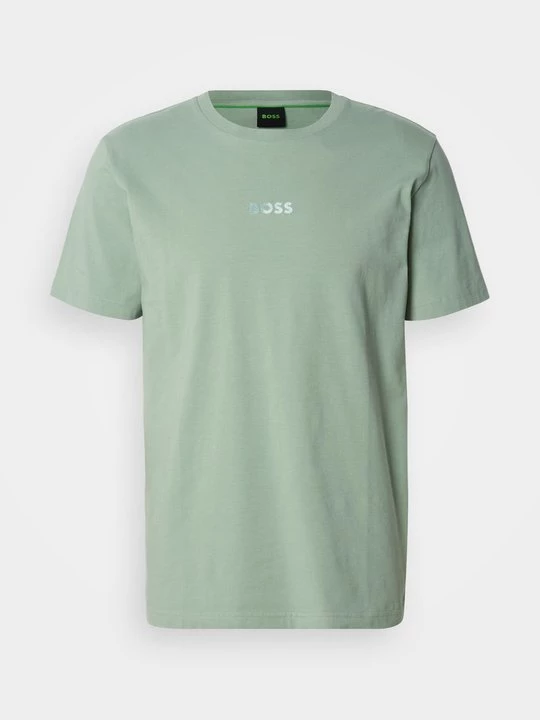 Foto van product T-shirt print Boss groen