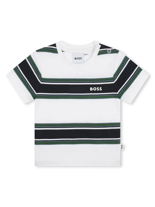 Foto van product T-shirt print Boss groen