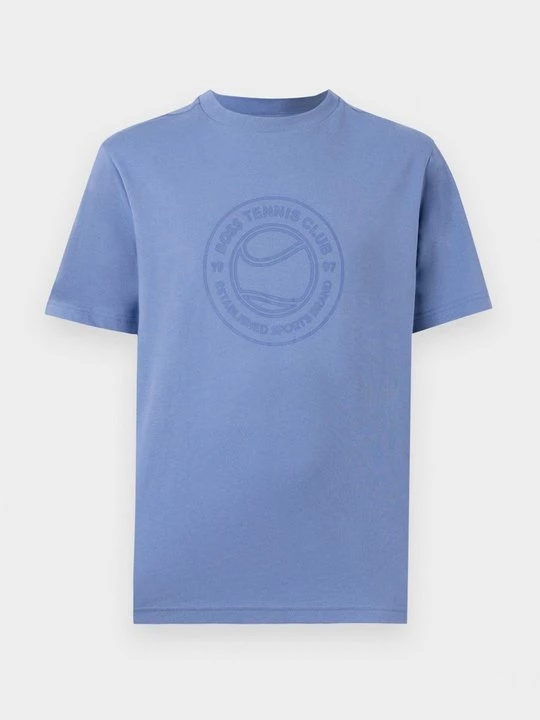 Foto van product T-shirt print Boss lichtblauw