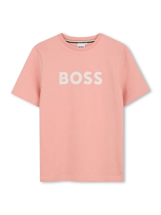 Foto van product T-shirt print Boss roze