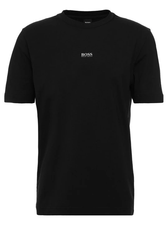 Foto van product T-shirt print Boss zwart