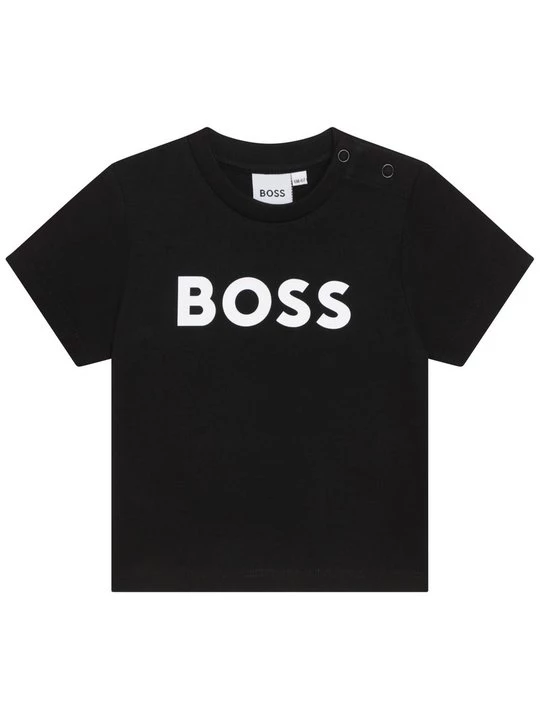 Foto van product T-shirt print Boss zwart
