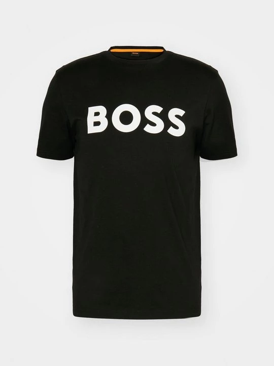 Foto van product T-shirt print Boss zwart