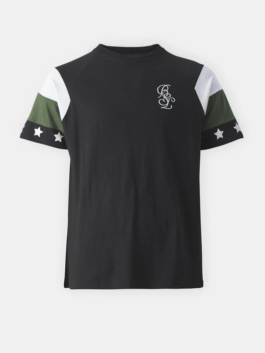 Foto van product T-shirt print Brave Soul zwart