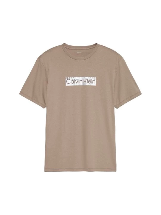 Foto van product T-shirt print Calvin Klein beżowy