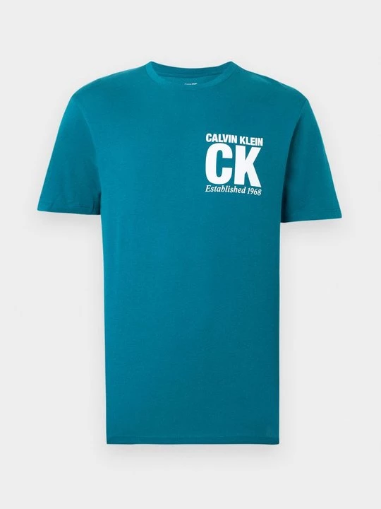 Foto van product T-shirt print Calvin Klein blauw