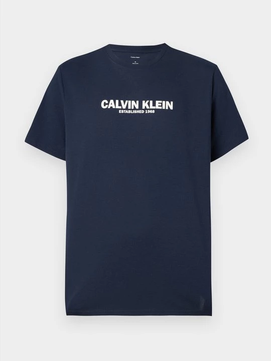 Foto van product T-shirt print Calvin Klein donkerblauw