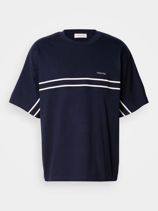 Foto van product T-shirt print Calvin Klein donkerblauw