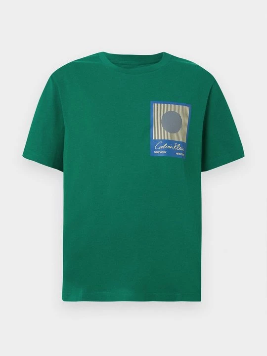 Foto van product T-shirt print Calvin Klein groen