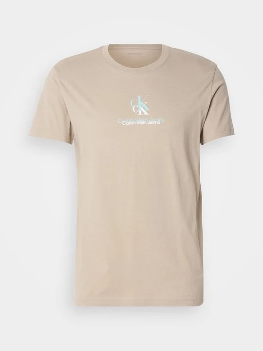 Foto van product T-shirt print Calvin Klein Jeans beżowy