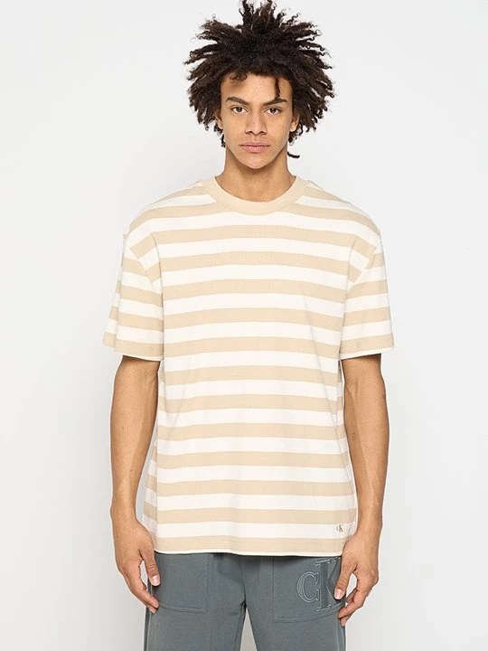 Foto van product T-shirt print Calvin Klein Jeans beżowy