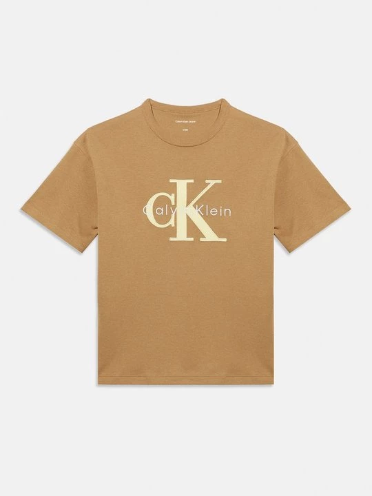 Foto van product T-shirt print Calvin Klein Jeans beżowy