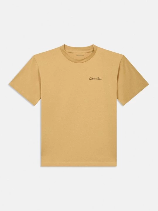 Foto van product T-shirt print Calvin Klein Jeans beżowy