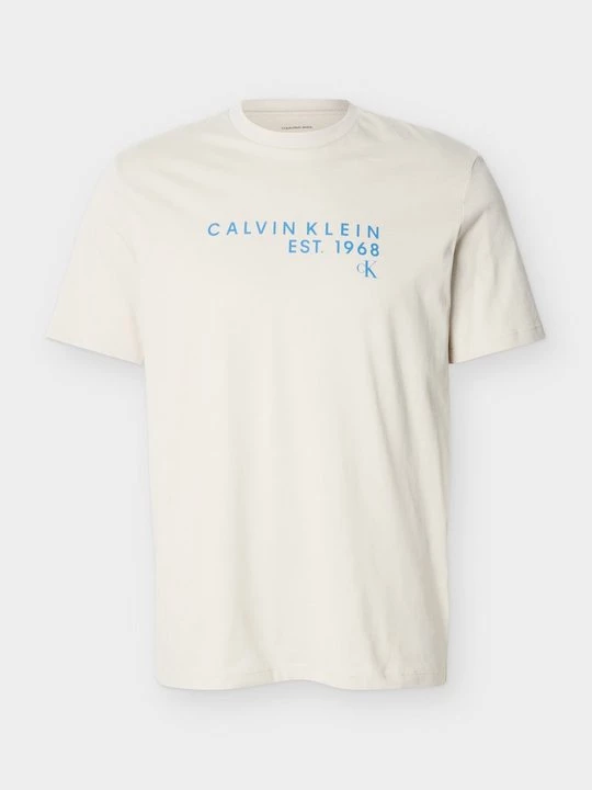 Foto van product T-shirt print Calvin Klein Jeans beżowy