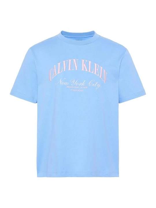 Foto van product T-shirt print Calvin Klein Jeans blauw