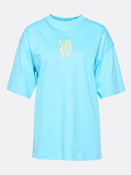 Foto van product T-shirt print Calvin Klein Jeans blauw