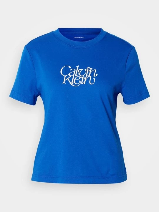 Foto van product T-shirt print Calvin Klein Jeans blauw