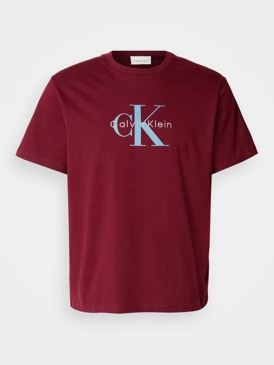 Foto van product T-shirt print Calvin Klein Jeans bordeauxrood