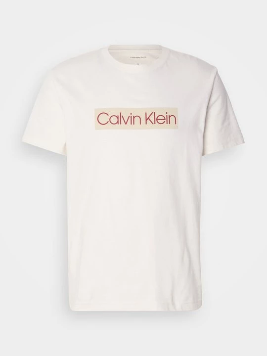 Foto van product T-shirt print Calvin Klein Jeans crème