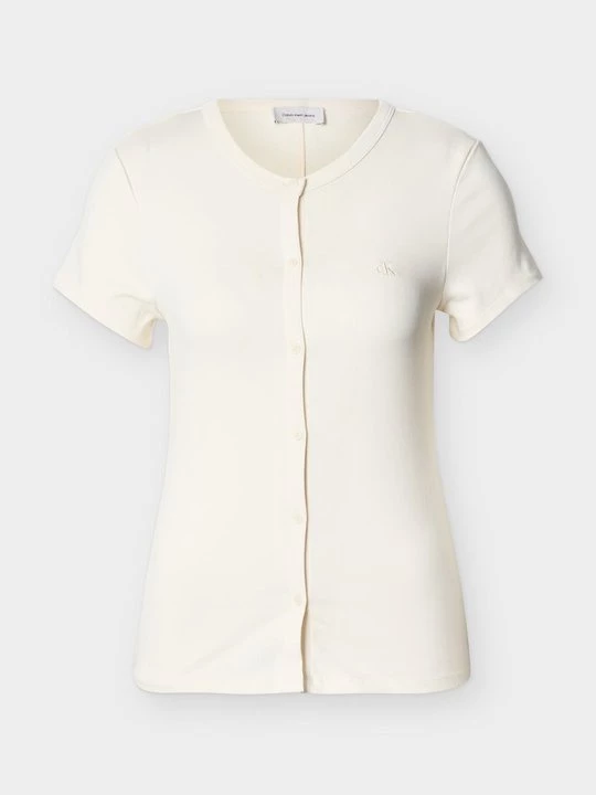 Foto van product T-shirt print Calvin Klein Jeans crème