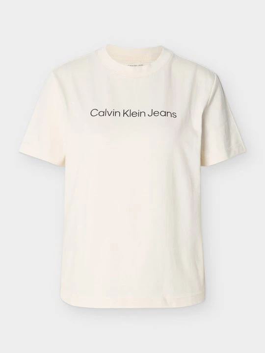 Foto van product T-shirt print Calvin Klein Jeans crème