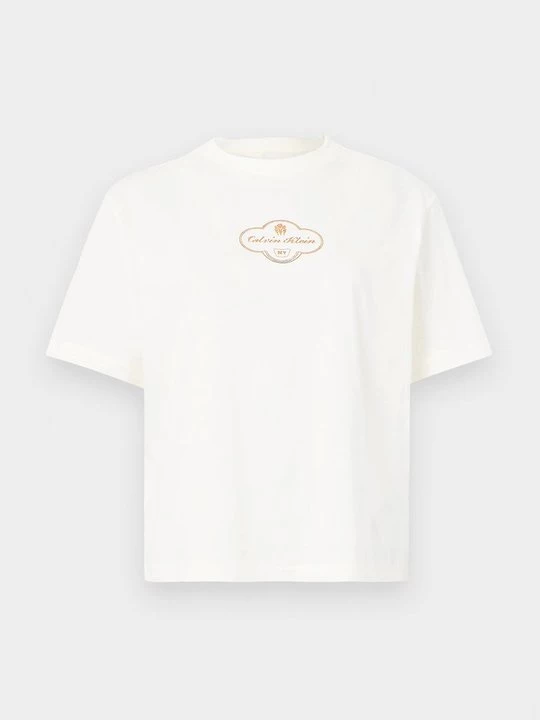 Foto van product T-shirt print Calvin Klein Jeans crème