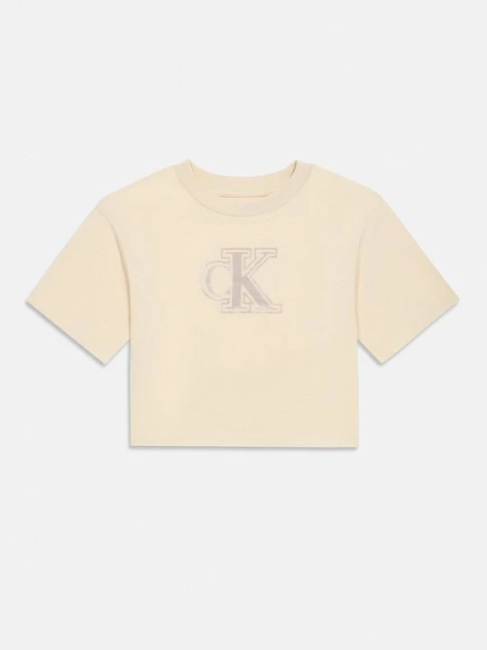 Foto van product T-shirt print Calvin Klein Jeans crème