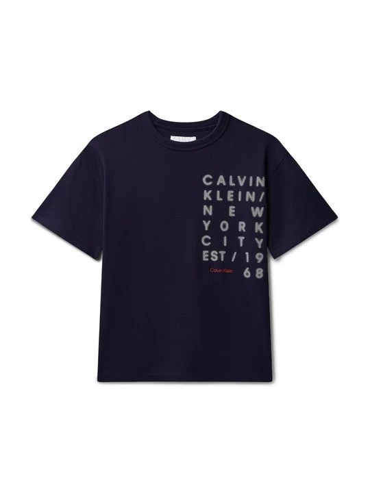 Foto van product T-shirt print Calvin Klein Jeans donkerblauw