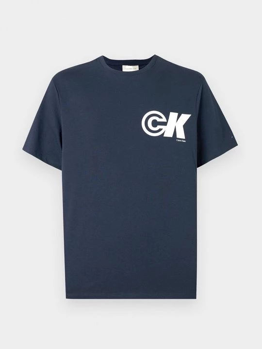 Foto van product T-shirt print Calvin Klein Jeans donkerblauw
