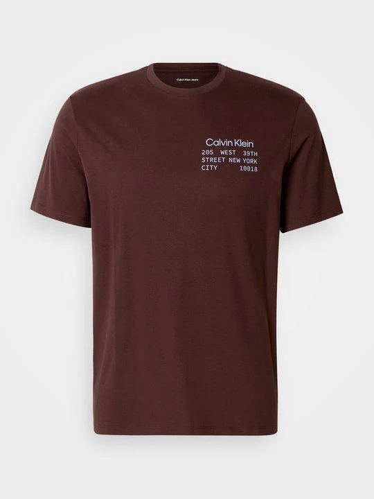Foto van product T-shirt print Calvin Klein Jeans donkerbruin