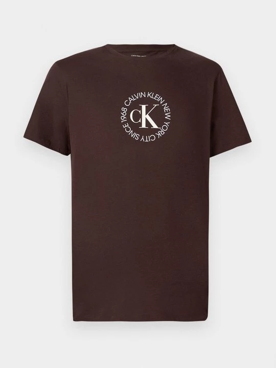 Foto van product T-shirt print Calvin Klein Jeans donkerbruin