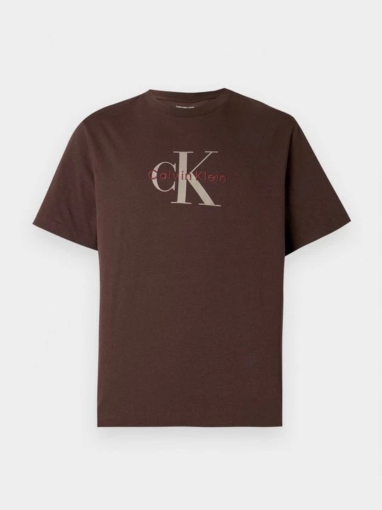 Foto van product T-shirt print Calvin Klein Jeans donkerbruin