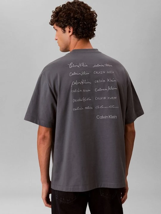 Foto van product T-shirt print Calvin Klein Jeans donkergrijs