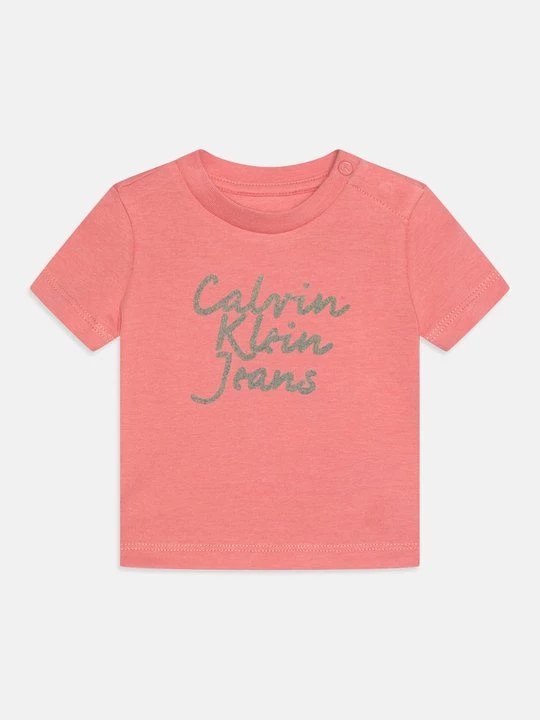 Foto van product T-shirt print Calvin Klein Jeans donkerroze