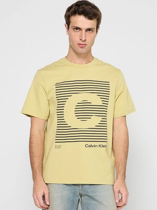 Foto van product T-shirt print Calvin Klein Jeans groen