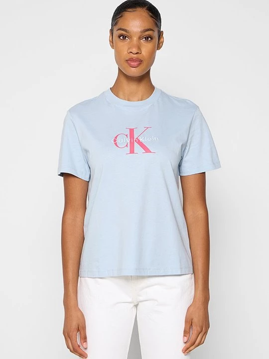 Foto van product T-shirt print Calvin Klein Jeans lichtblauw
