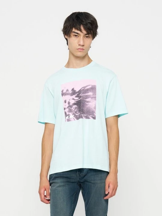 Foto van product T-shirt print Calvin Klein Jeans lichtblauw denim