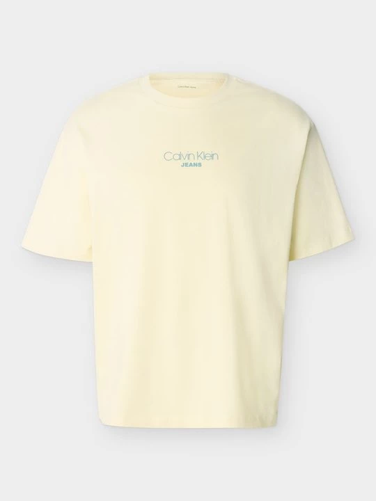 Foto van product T-shirt print Calvin Klein Jeans lichtgeel
