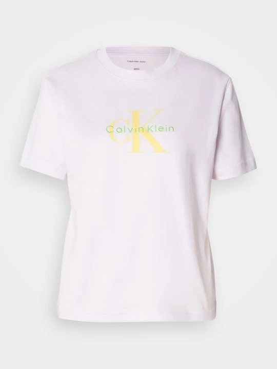 Foto van product T-shirt print Calvin Klein Jeans lila