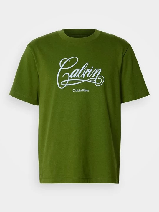 Foto van product T-shirt print Calvin Klein Jeans olijfgroen
