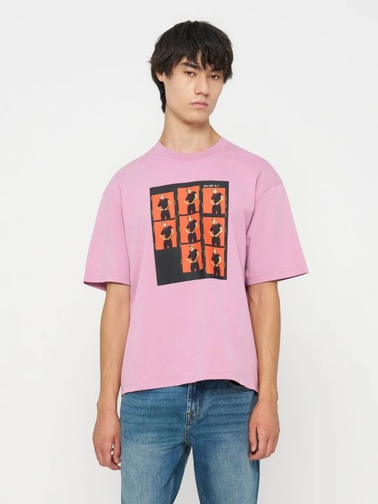 Foto van product T-shirt print Calvin Klein Jeans paars