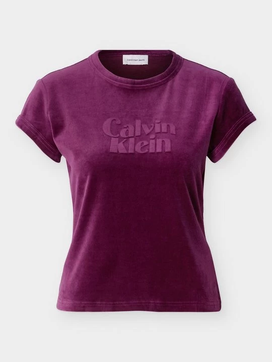 Foto van product T-shirt print Calvin Klein Jeans paars
