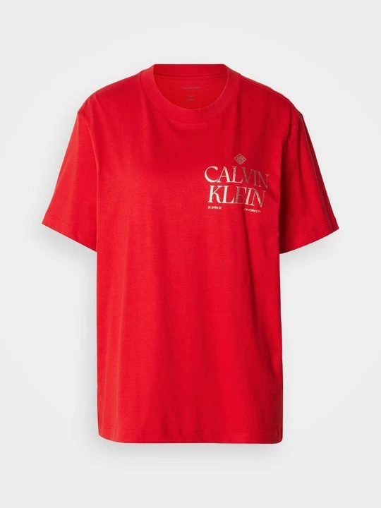 Foto van product T-shirt print Calvin Klein Jeans rood
