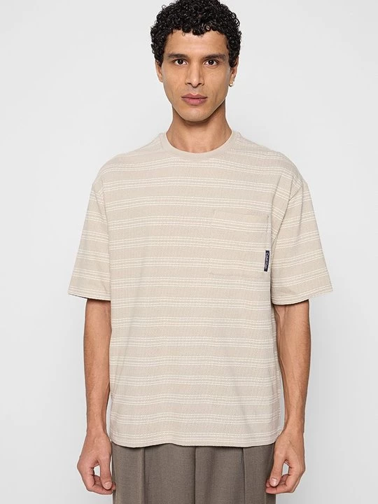 Foto van product T-shirt print Calvin Klein Jeans taupe