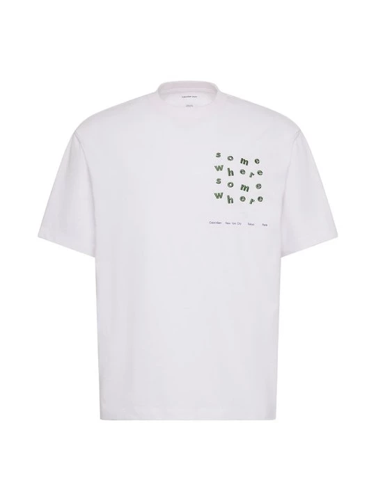 Foto van product T-shirt print Calvin Klein Jeans wit