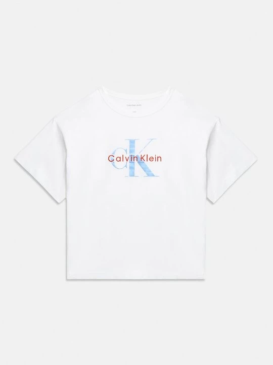 Foto van product T-shirt print Calvin Klein Jeans wit