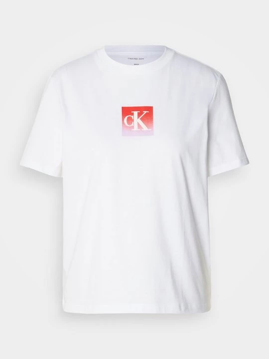 Foto van product T-shirt print Calvin Klein Jeans wit