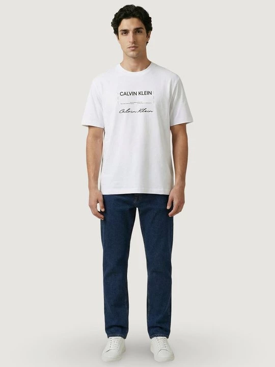 Foto van product T-shirt print Calvin Klein Jeans wit