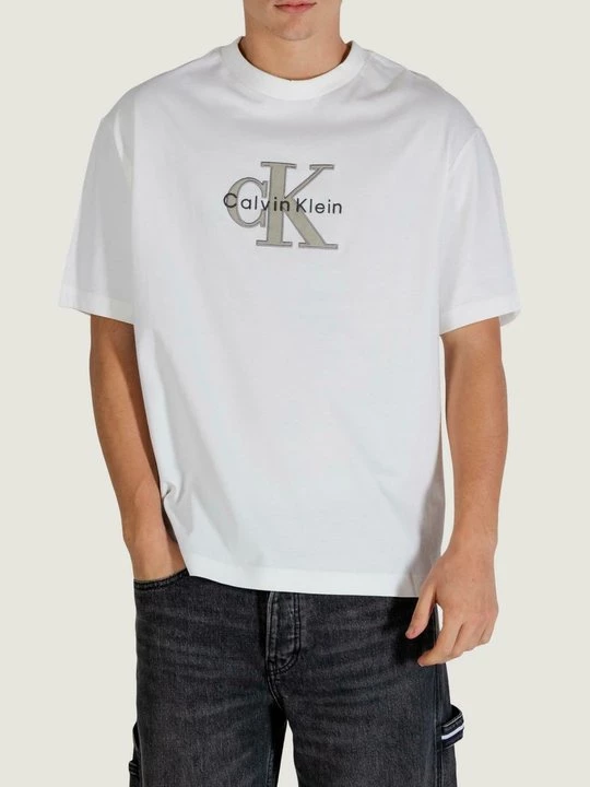 Foto van product T-shirt print Calvin Klein Jeans wit
