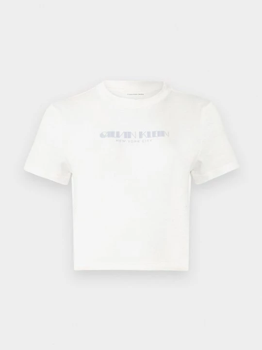 Foto van product T-shirt print Calvin Klein Jeans wit